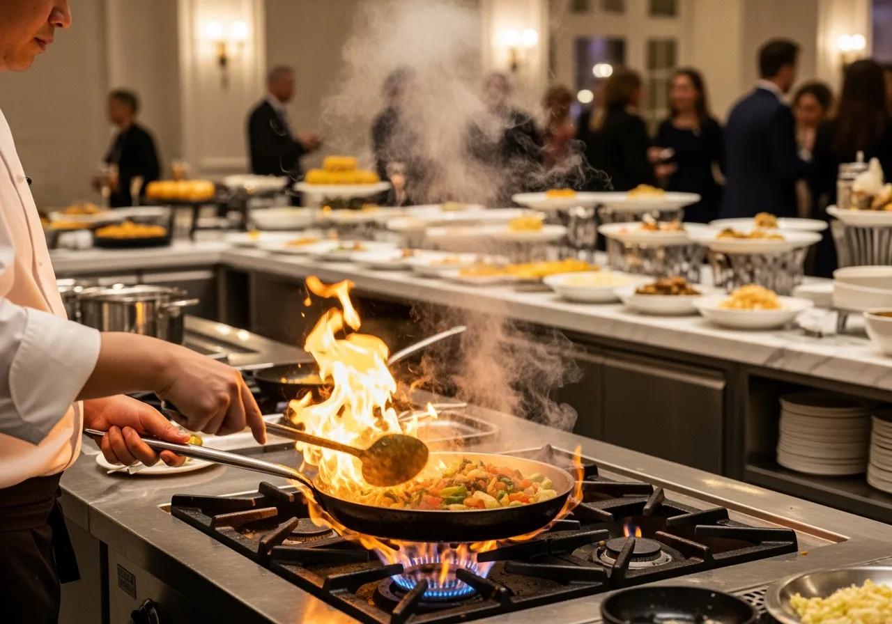 Live Food Counters for Corporate Events