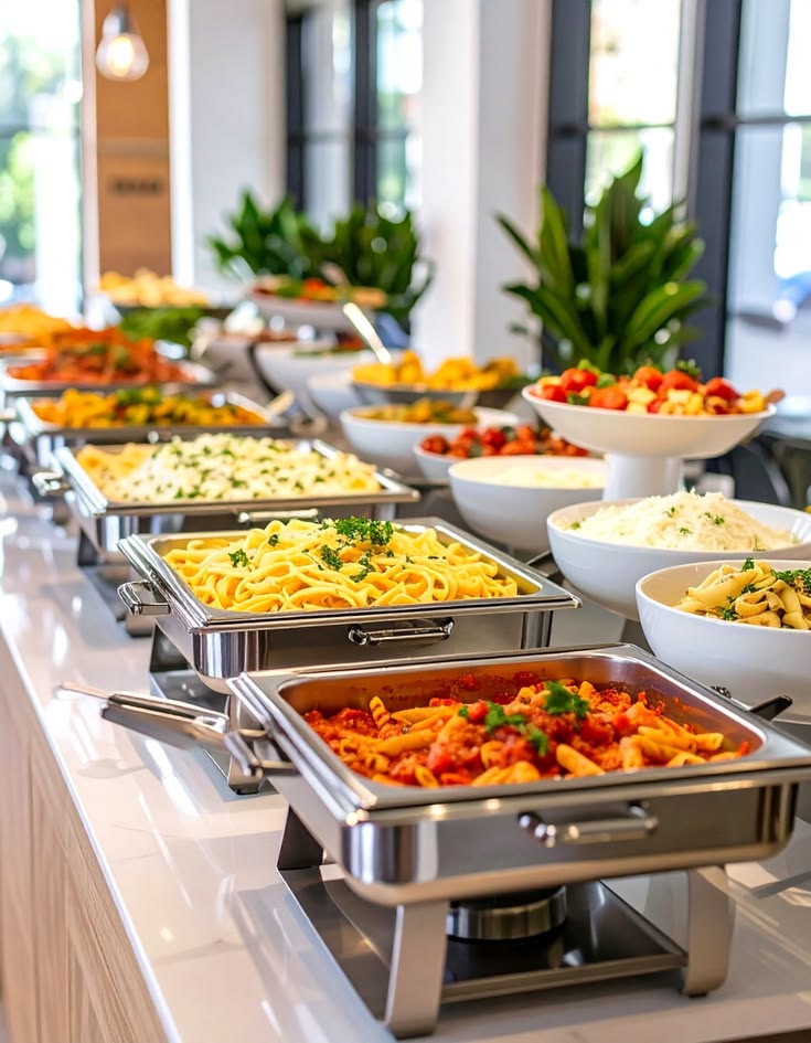 Live pasta station