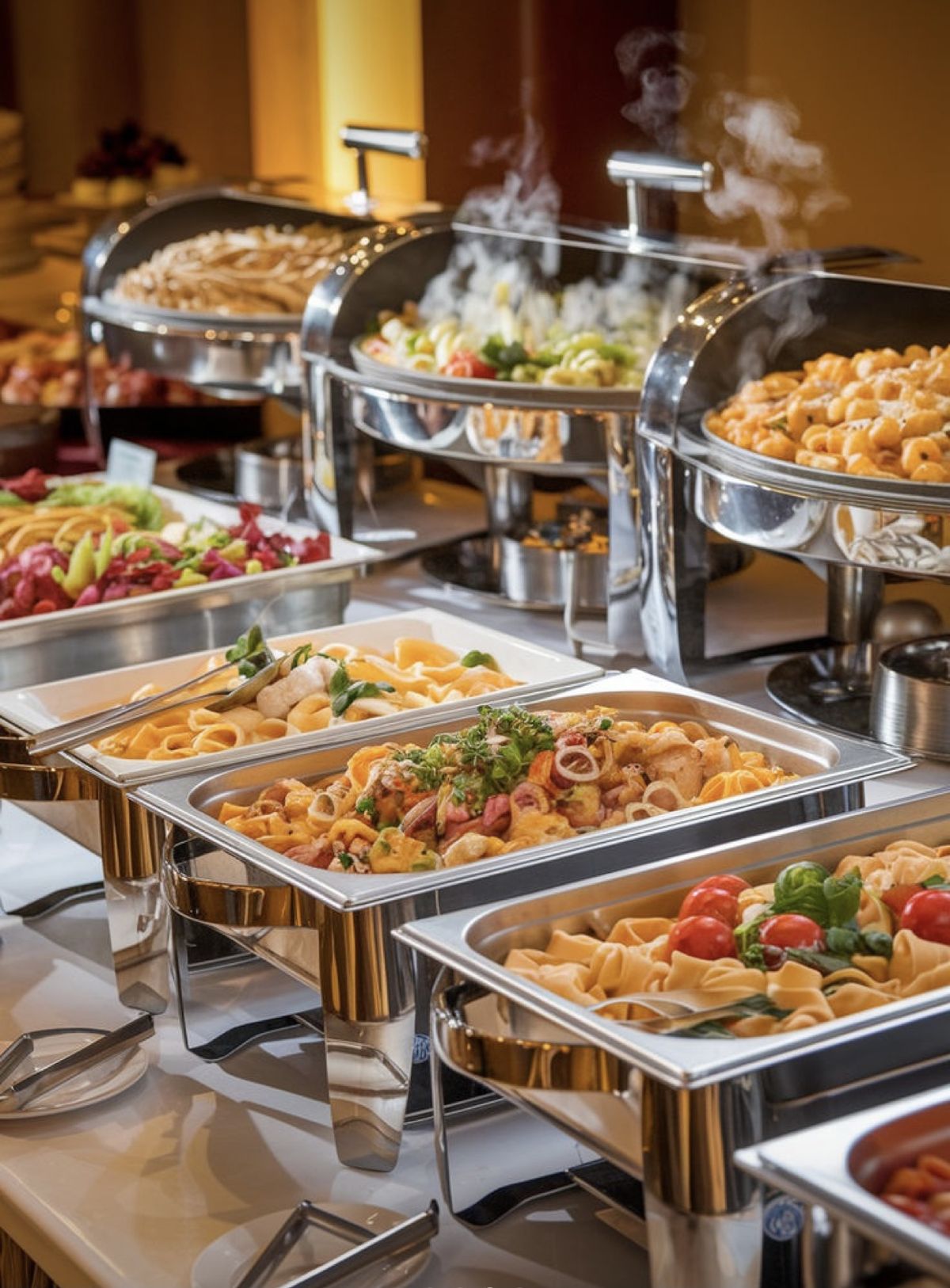 Luxury catering presentation